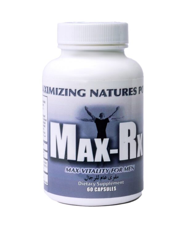 Max-Rx Max Vitality For Men 60 Capsules